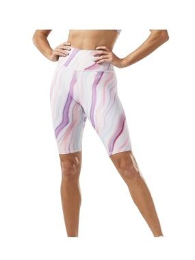 Athleta Love Proudly 7" Bike Short Ombre Tie-Dye Athleisure Multi-Color Size XS